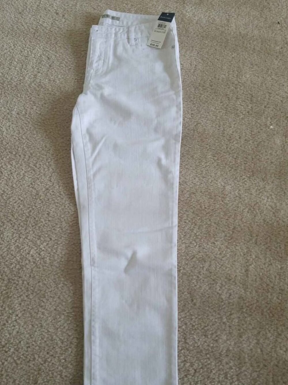 Girls size 16 Ralph Lauren White jeans